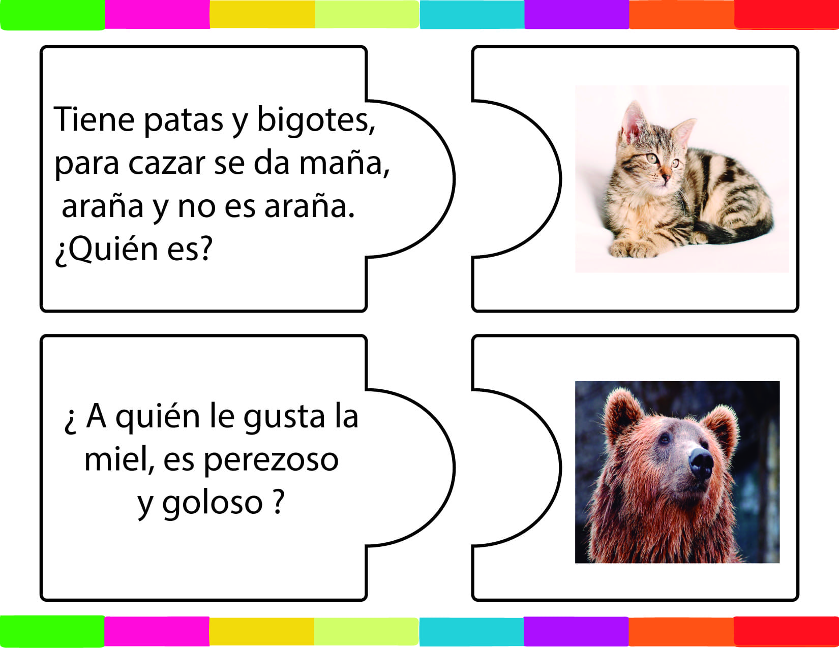 rompecabezas de adivinanzas para imprimir