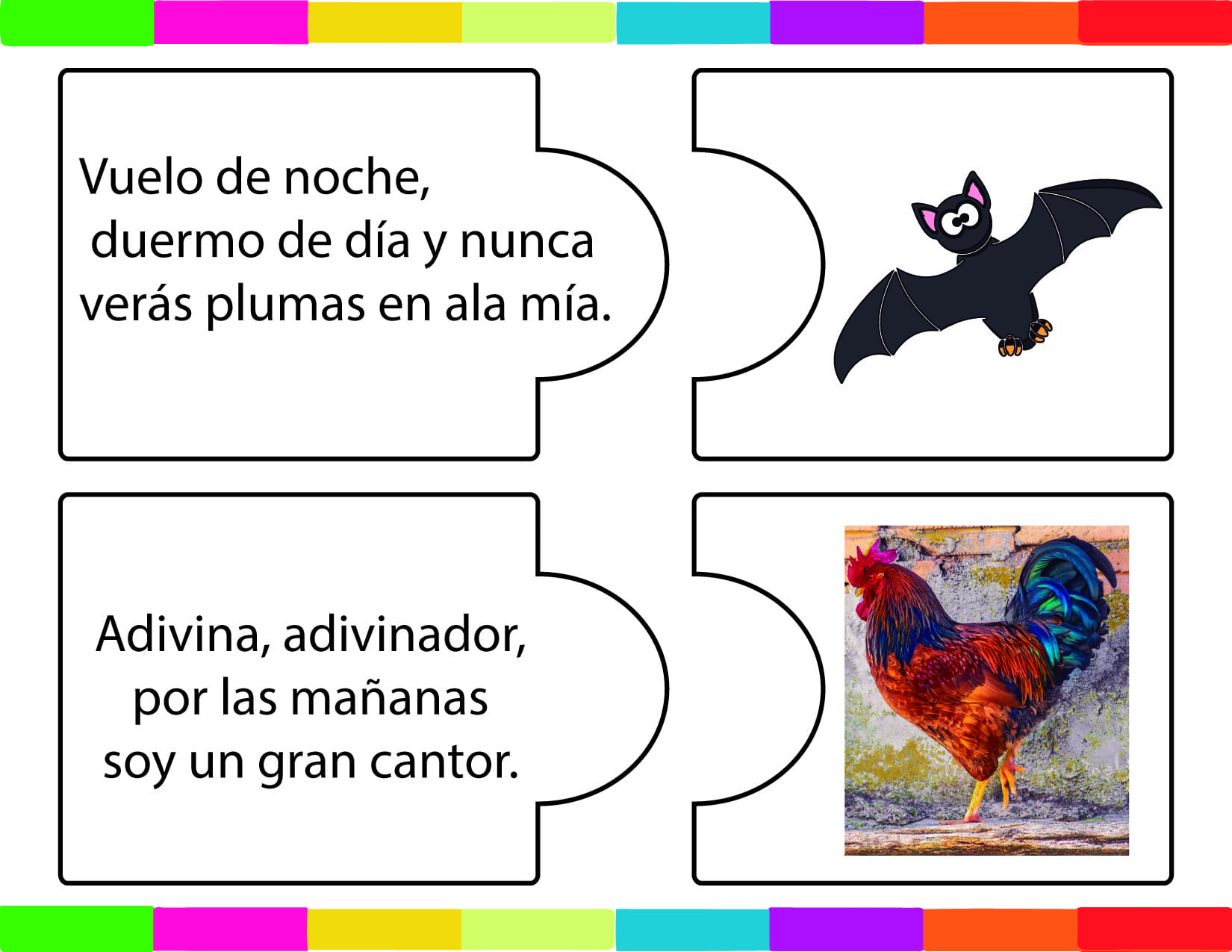 rompecabezas de adivinanzas para imprimir