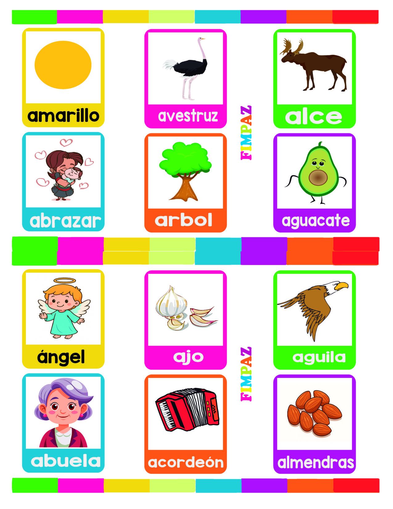 palabras con a