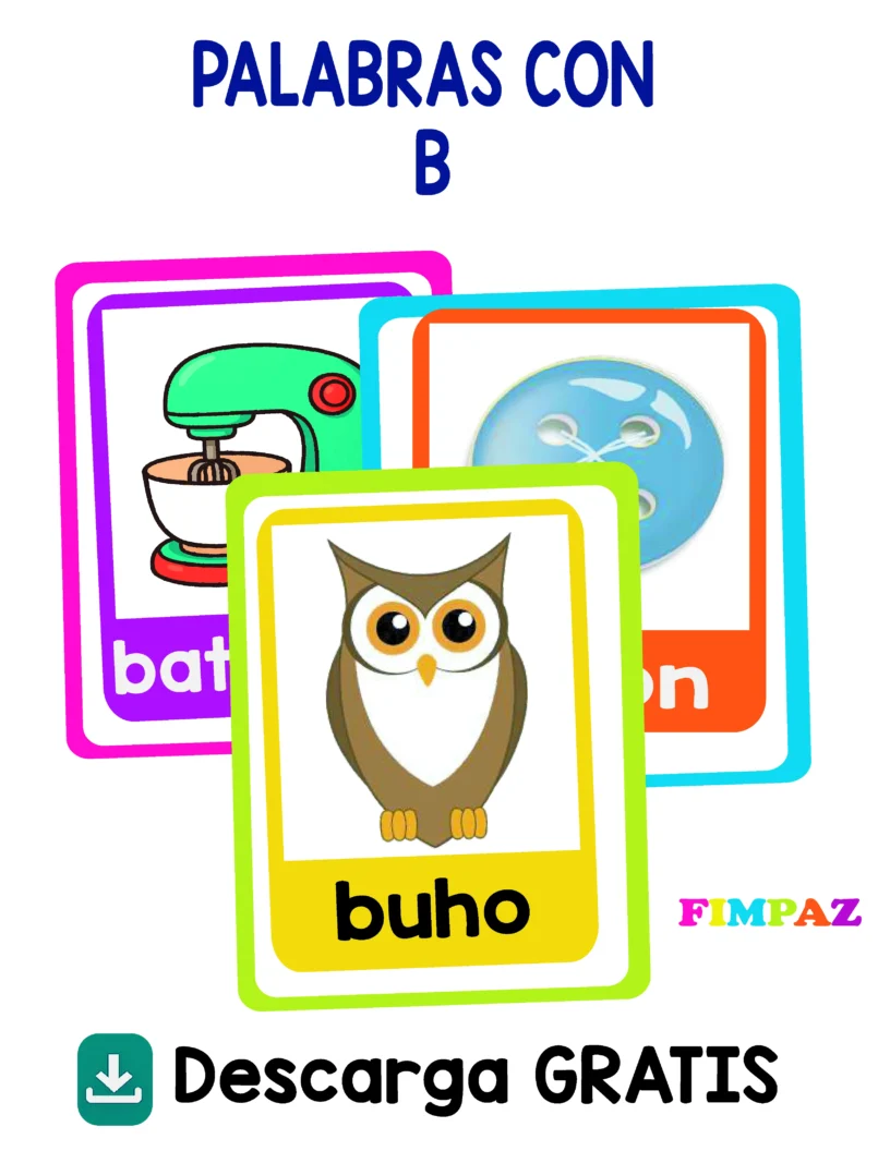PALABRAS CON B