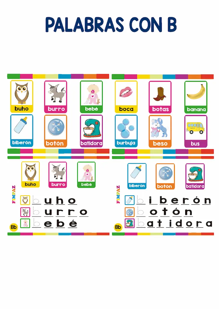10 palabras con b