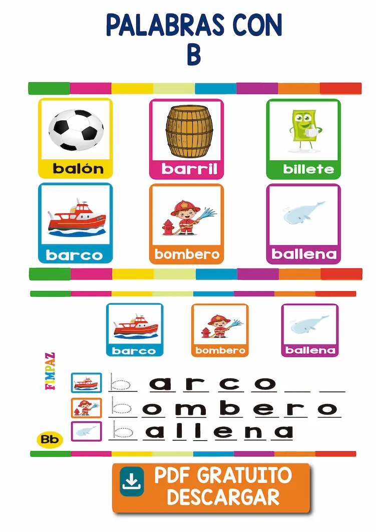 palabras con la letra b