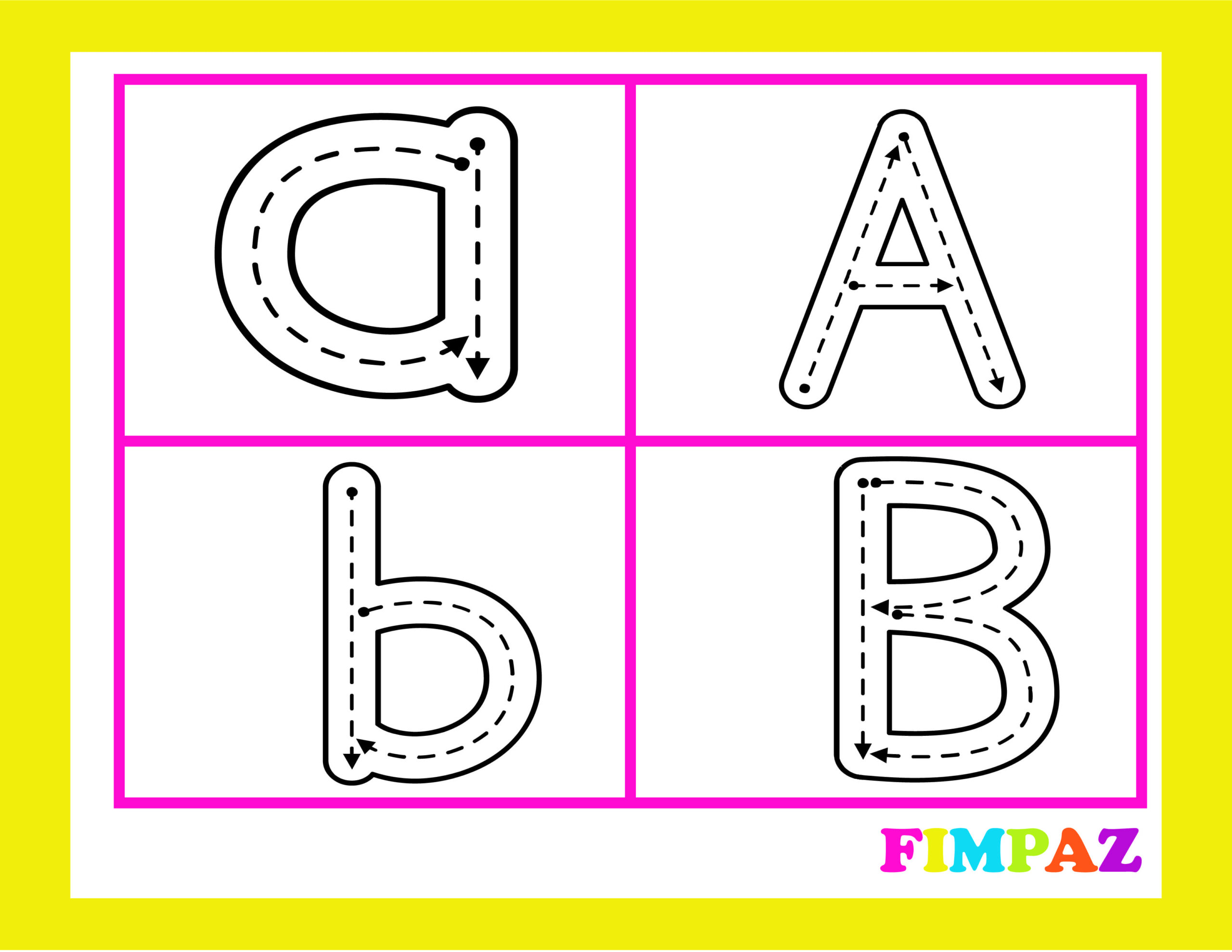 abecedario motricidad fina letras