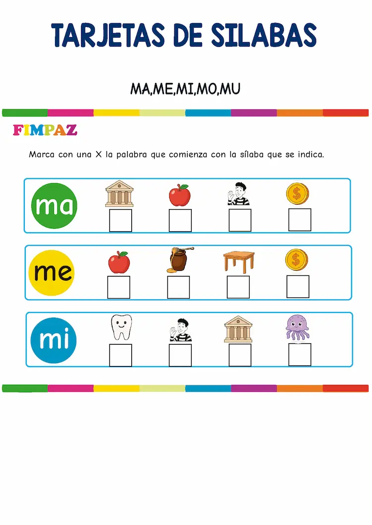 conciencia fonologica ma me mi mo mu