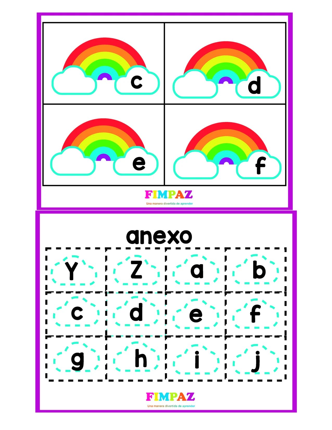 Ejercicios de mayúsculas y minúsculas para preescolar y primero