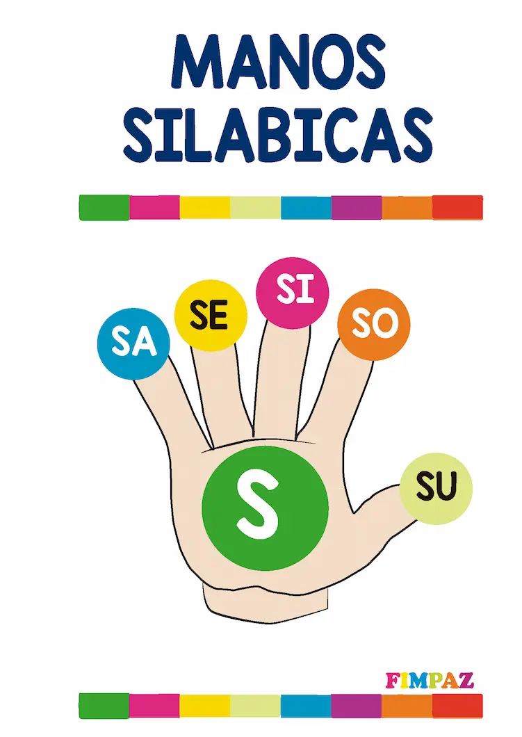 manitas mano silabica para imprimir