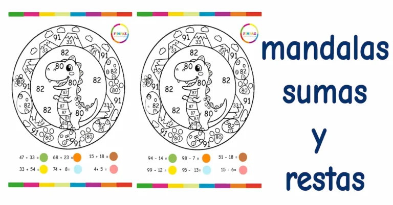 mandalas sumas y restas