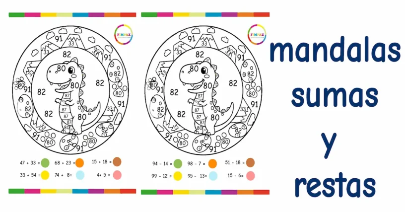 mandalas sumas y restas