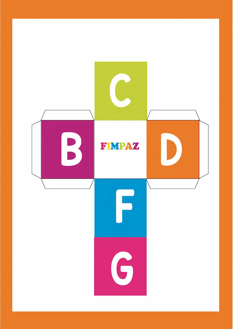 Dado de letras