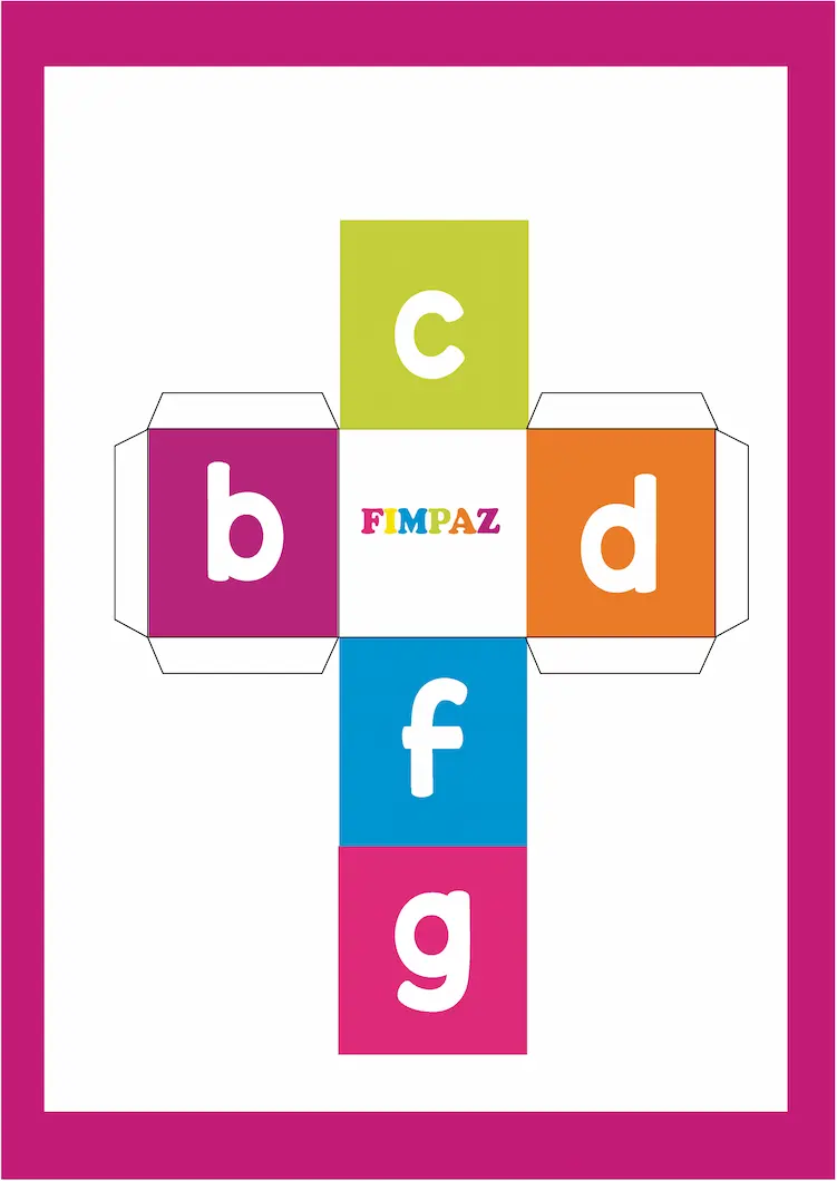 Dado de letras