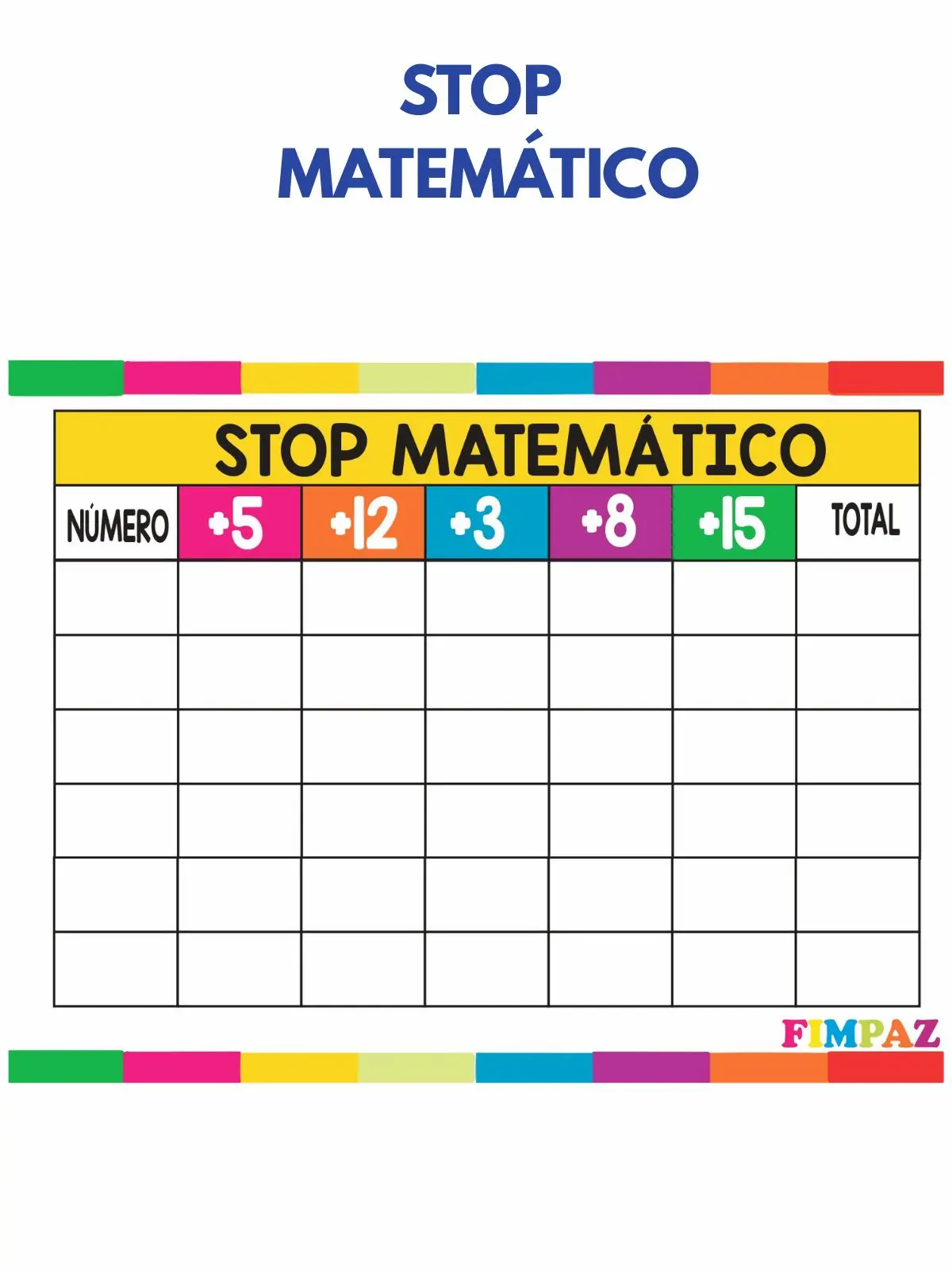 Stop Matemático PDF Gratis