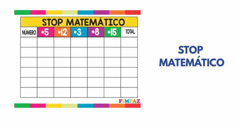 Stop Matemático PDF Gratis