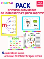  PRIMARIA: ACTIVIDADES DE LECTOESCRITURA PARA IMPRIMIR (PDF GRATUITO)