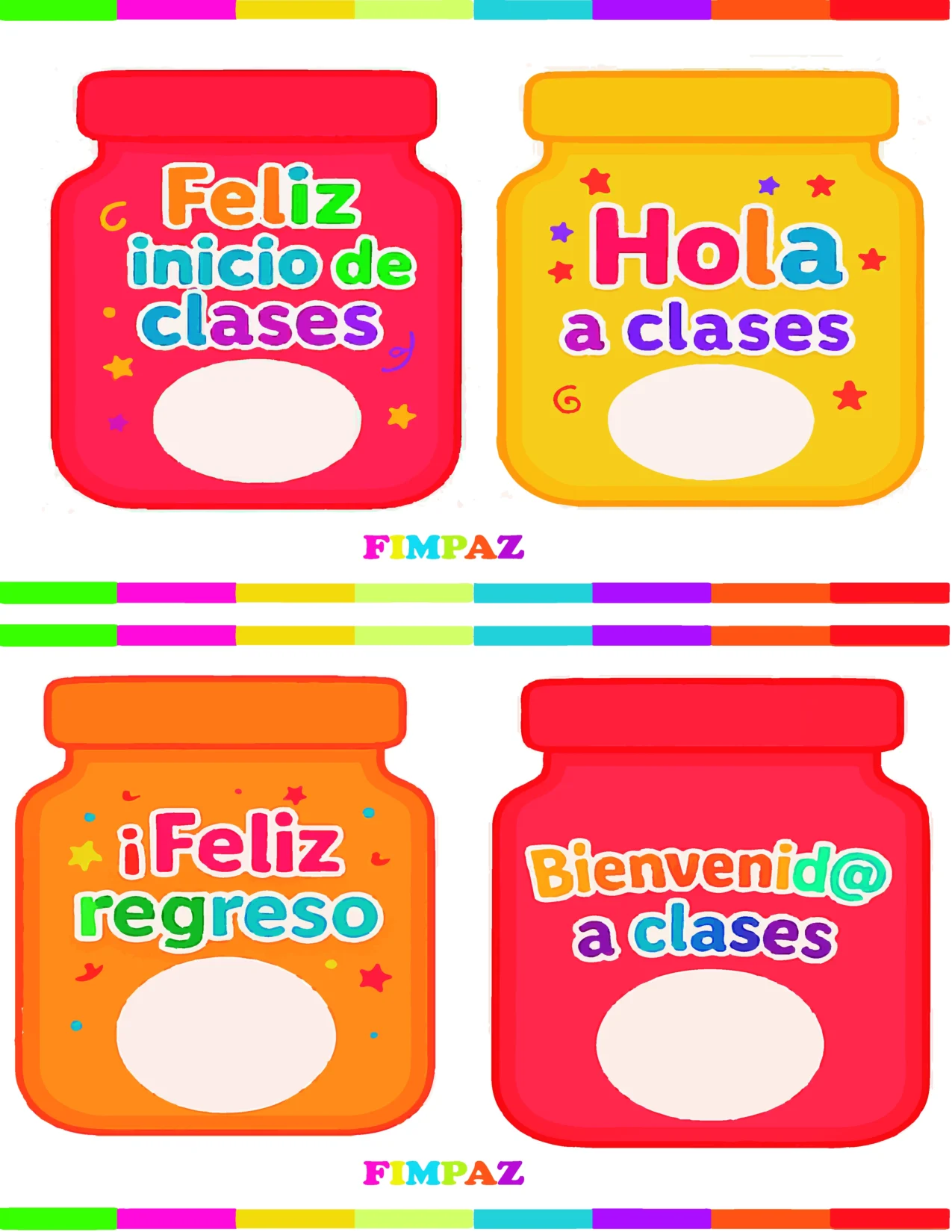 DULCEROS RECRESO A CLASE PARA IMPRIMIR PDF