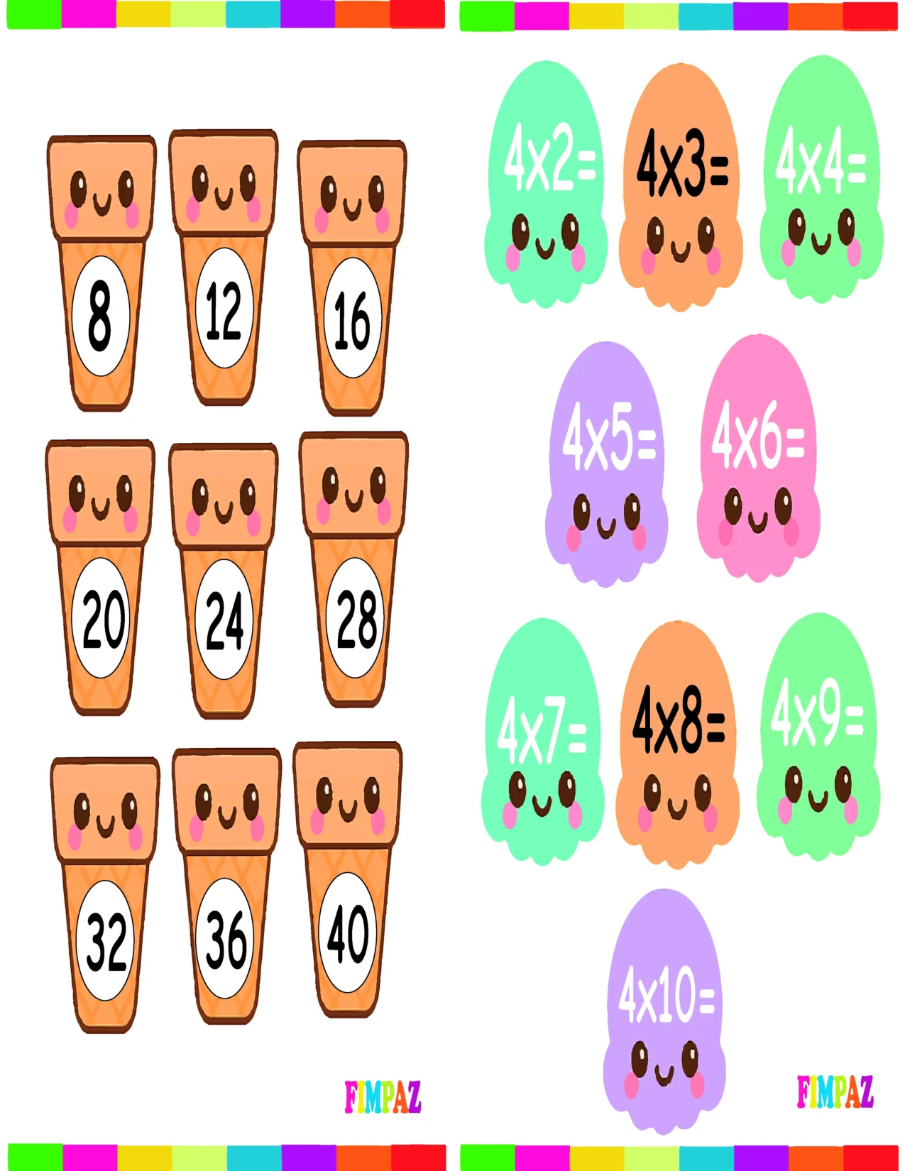 ARMAR HELADS CON MULTIPLICACIONES