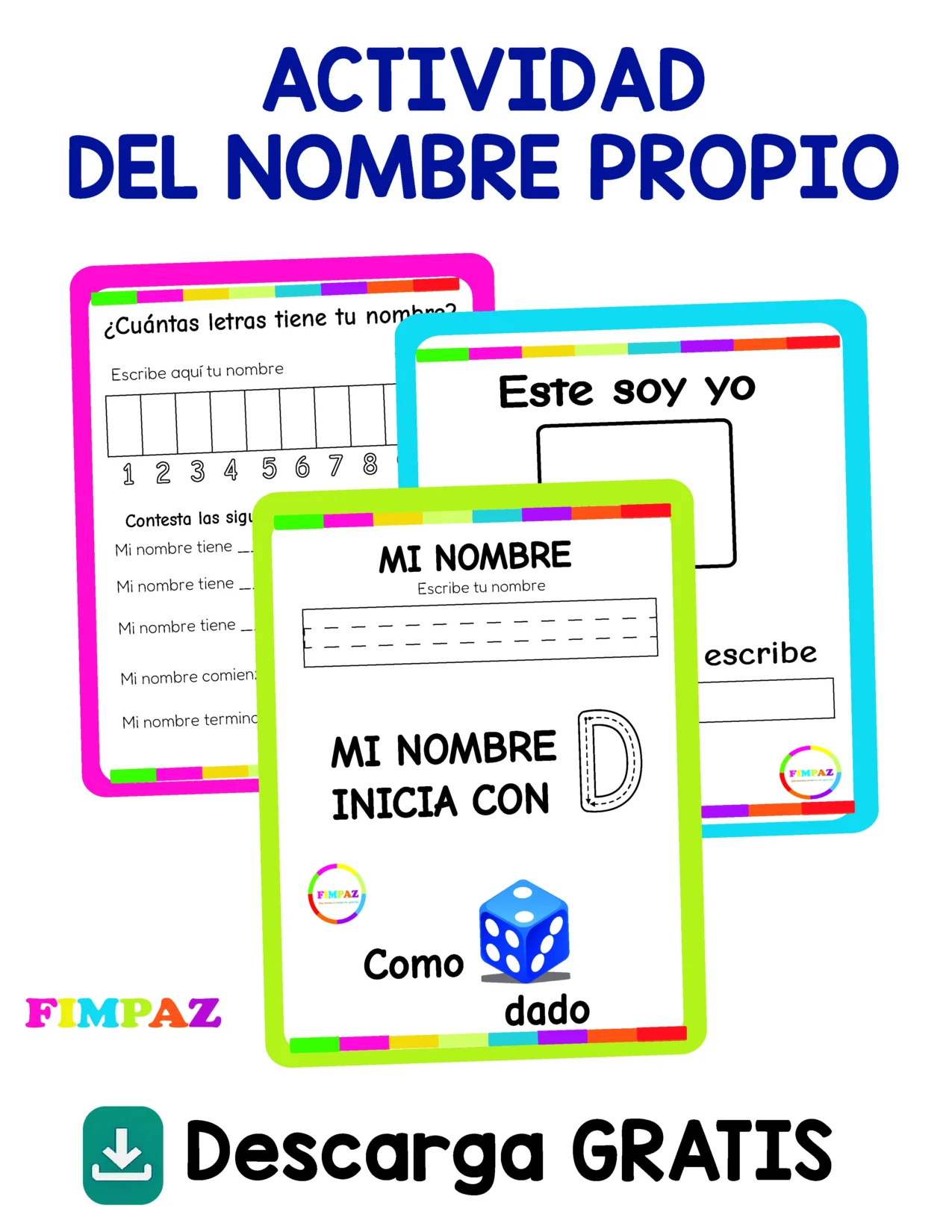 actividades del nombre propio para niños