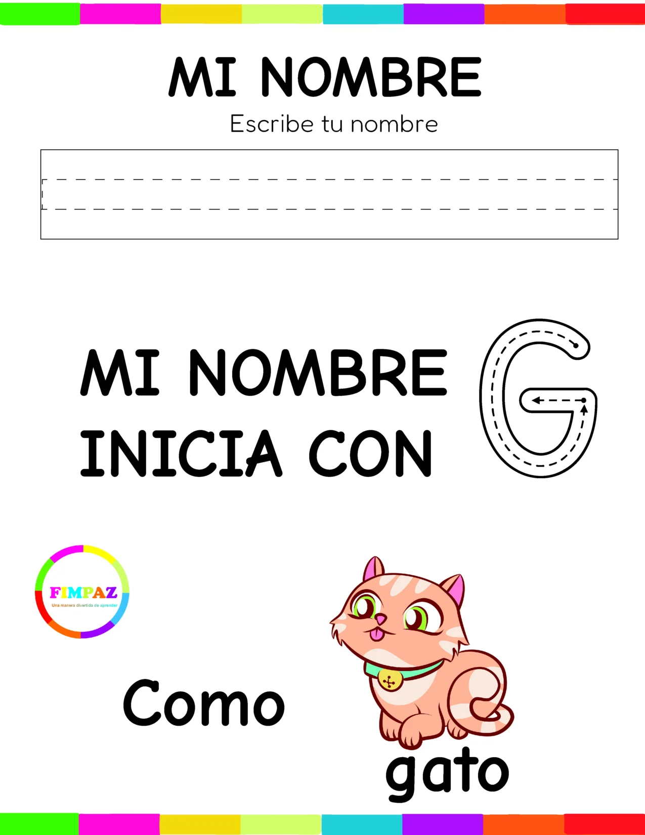 escritura actividades para trabajar el nombre propio en preescolar