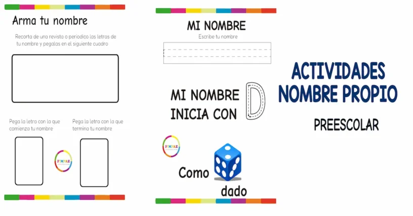 nombre propio actividades para identificar su nombre