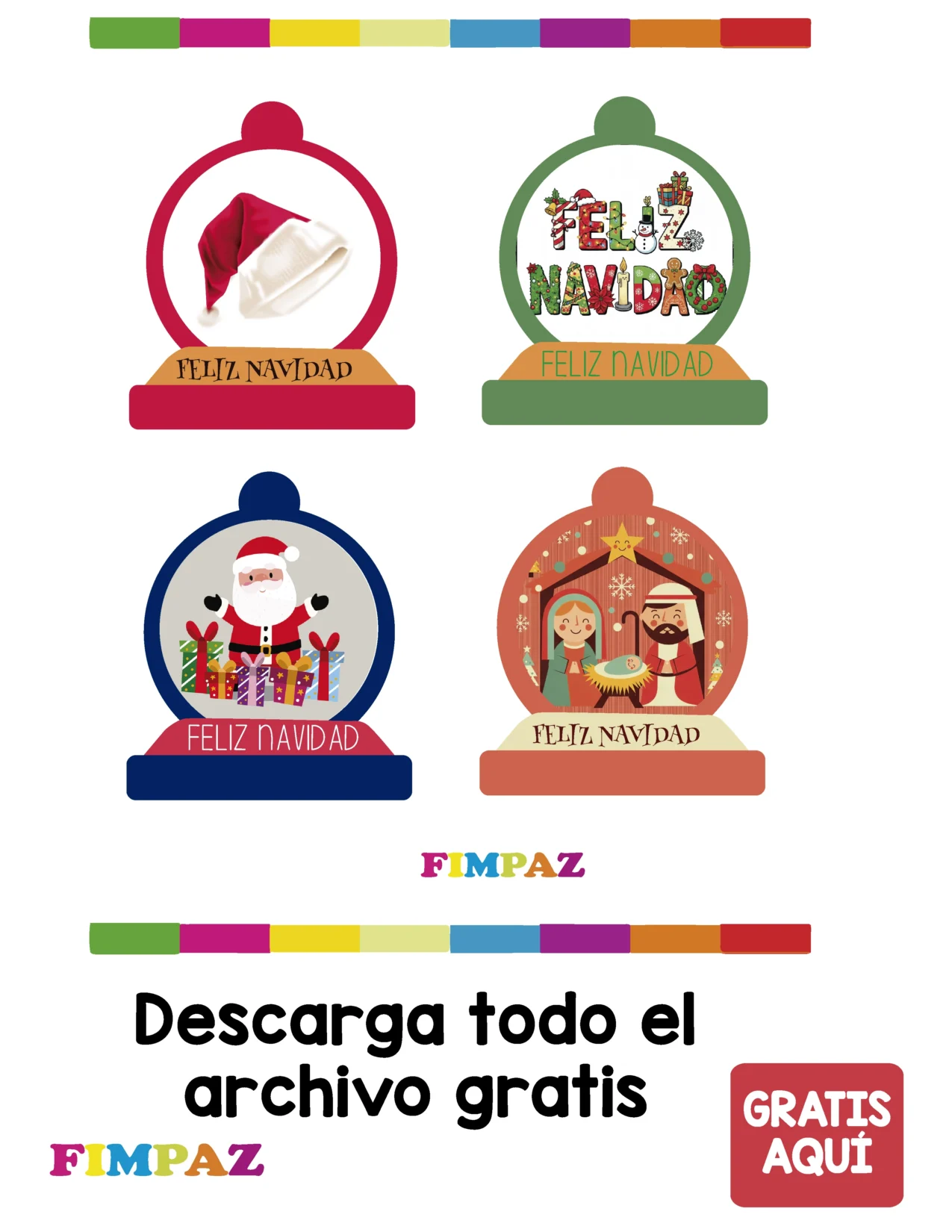 DULCEROS NAVIDEÑOS PARA IMPRIMIR GRATIS