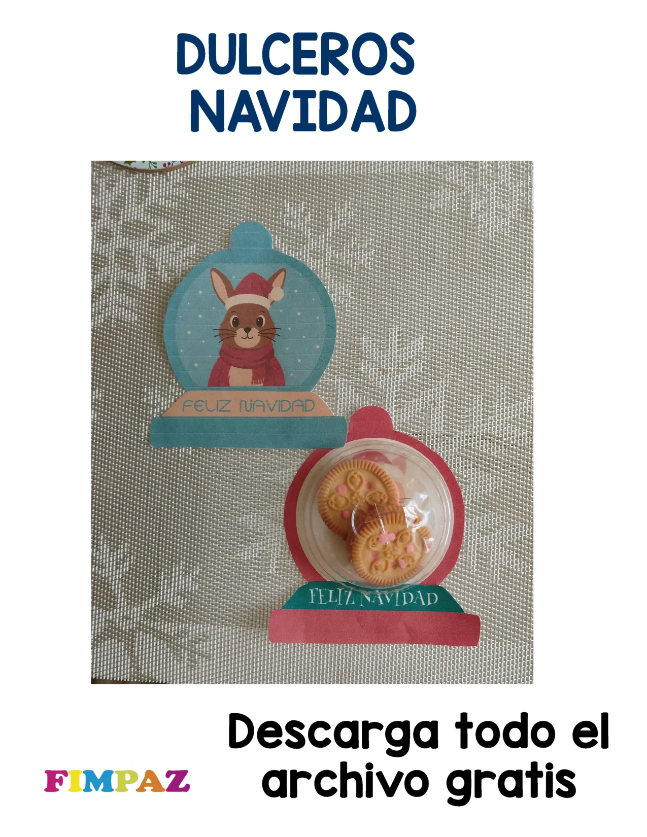 DULCEROS NAVIDEÑOS PARA IMPRIMIR PDF