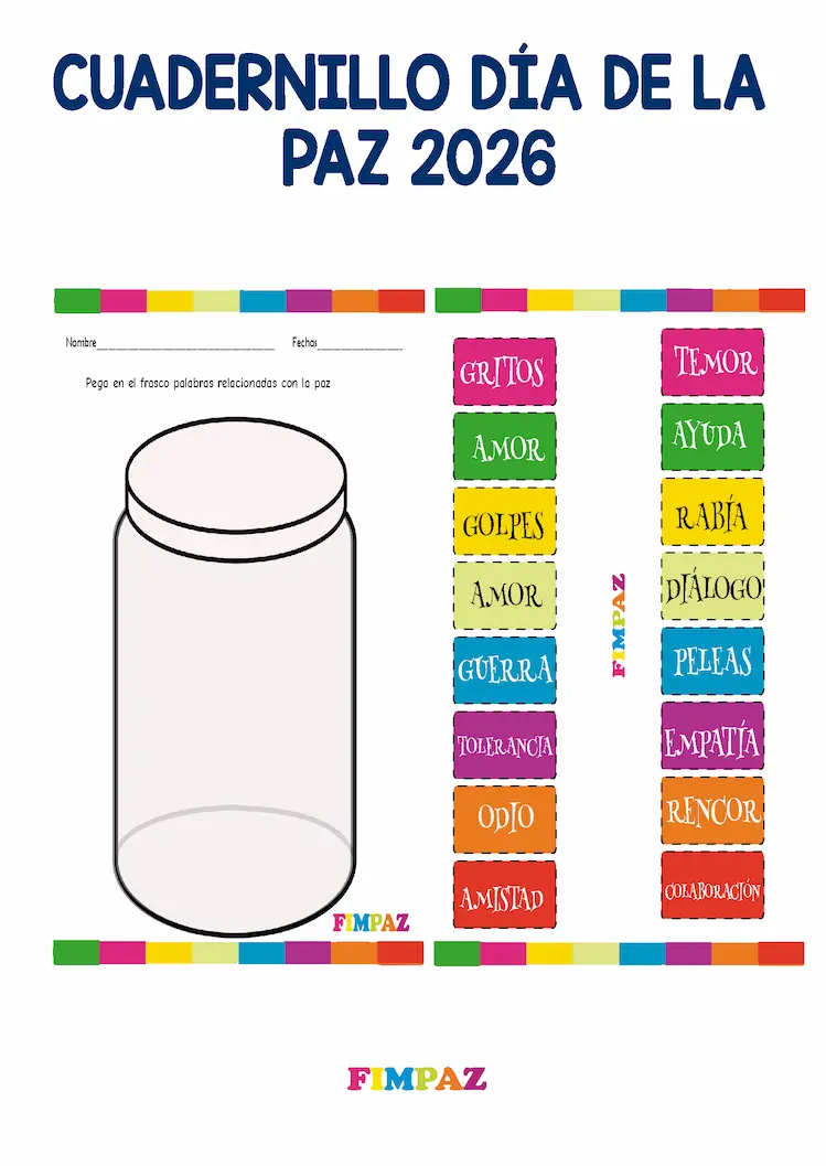 Dia de la paz y no violencia para niños
