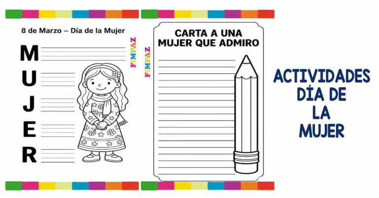 ACTIVIDADES PARA EL DÍA DE LA MJER PARA NIÑOS