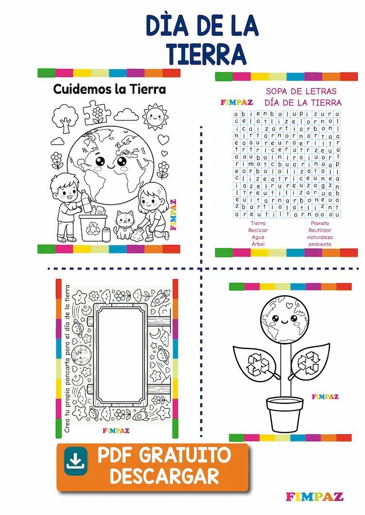 PDF ACTIVIDADES DEL DIA DE LA TIEERA PARA NIÑOS 