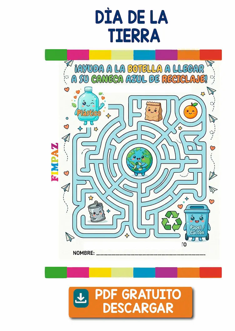 LABERINTO DEL DIA DE LA TIERRA