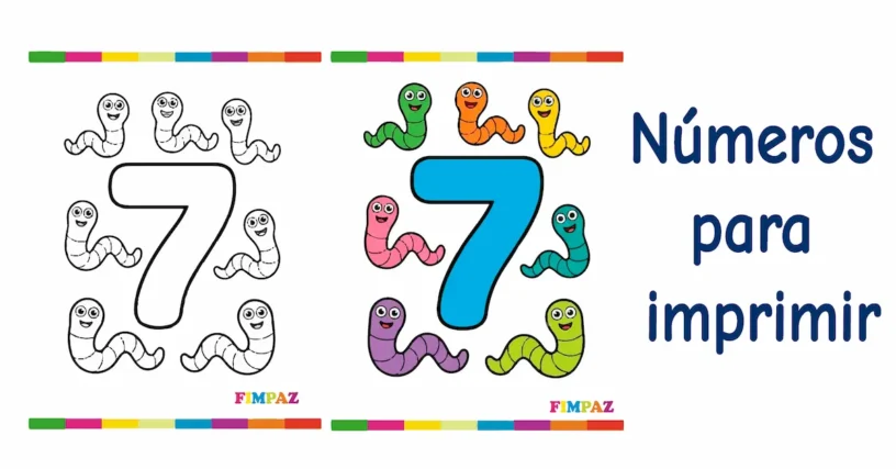 Lee más sobre el artículo Números para Imprimir: Recurso Educativo en PDF para Niños