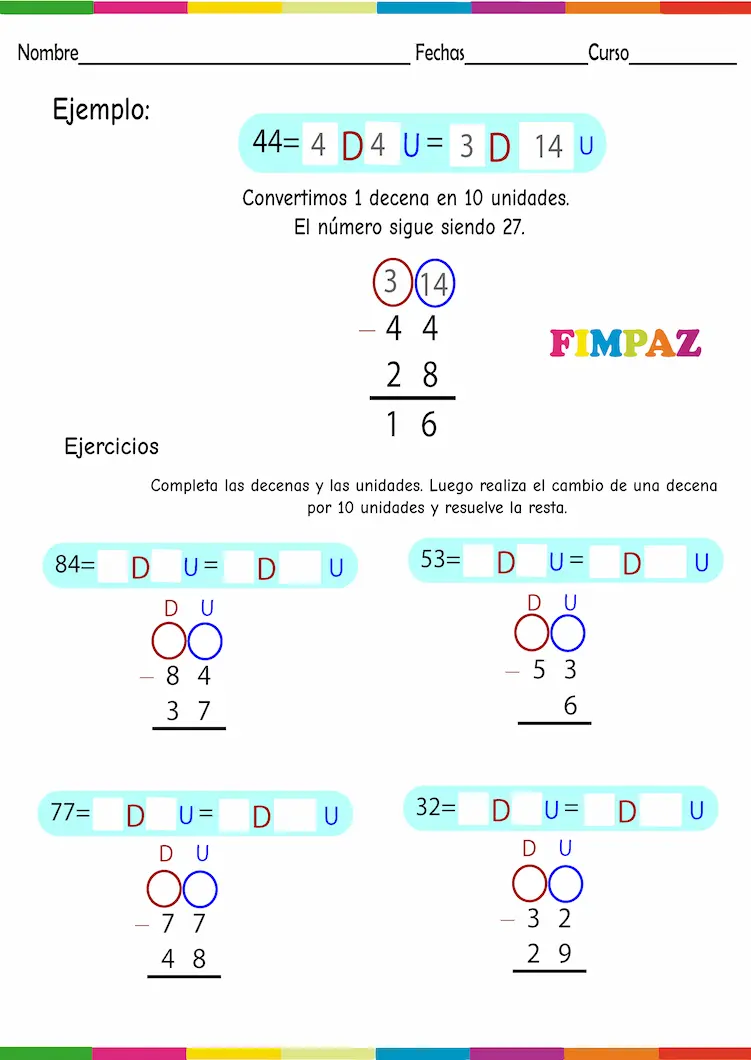 Restas de segundo grado