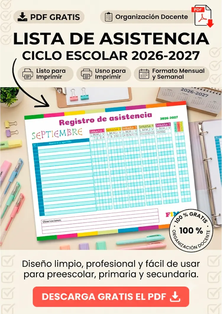 listas de asistencia para imprimir pdf 