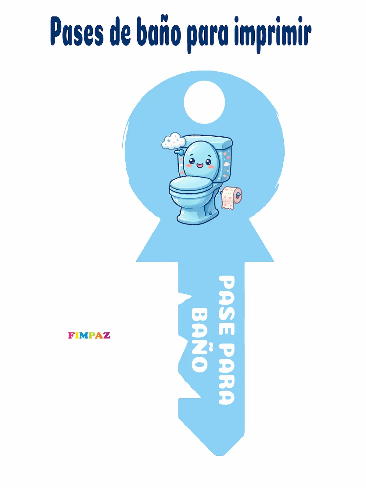 Pases de Baño para Imprimir Gratis (PDF)
