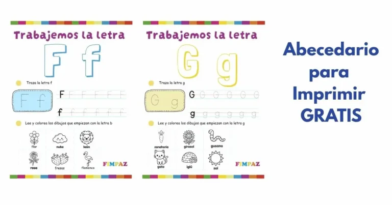 Abecedario para Imprimir GRATIS