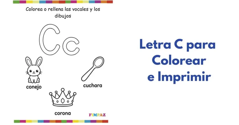 letra c para colorear e imprimir