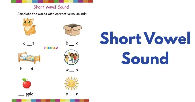 Short Vowel Worksheets